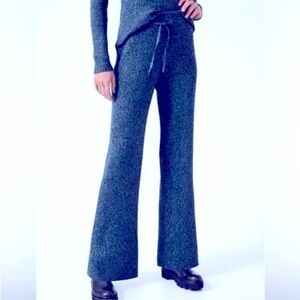 Athleta Reverie High Rise Wide Leg Sweater Pant